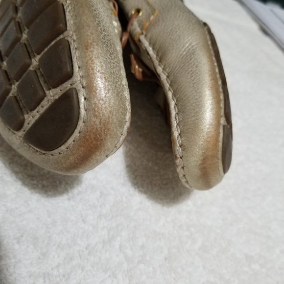 Clarks gold leather driving shoes - Picture 8 of 8